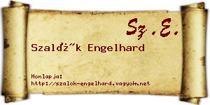 Szalók Engelhard névjegykártya
